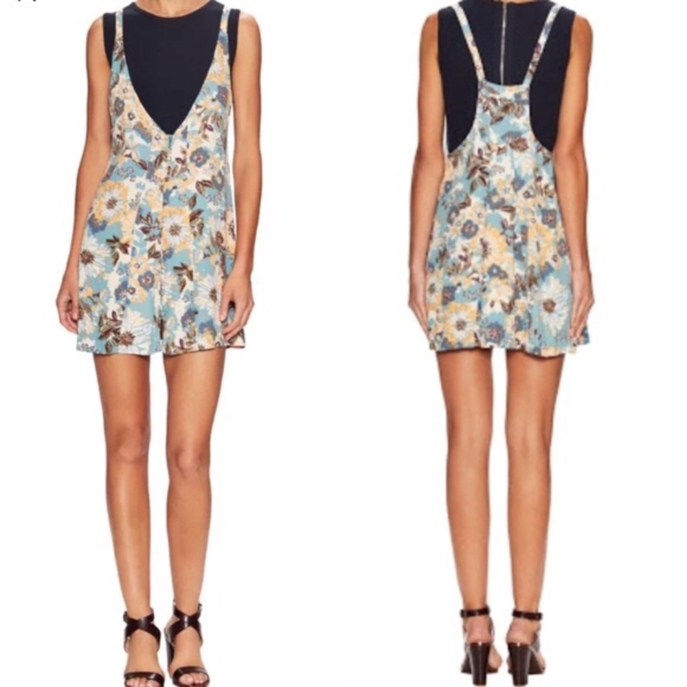 Free People Jump & Jive Floral Mini Dress *HTF*